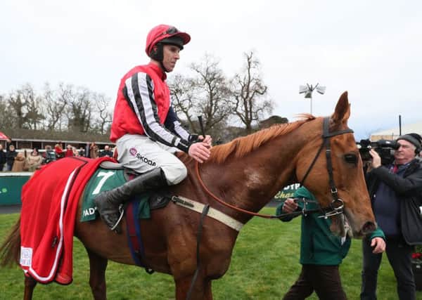 Simply Ned after winning at Leopardstown's Christmas meeting under Mark Walsh.