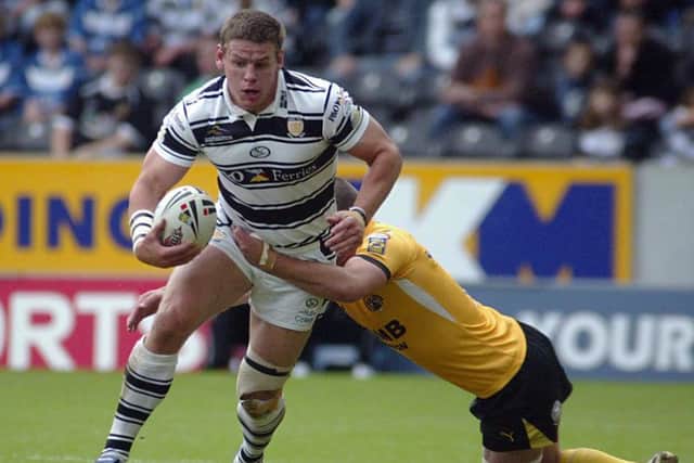 Lee Radford playing for Hull FC back in 2008.