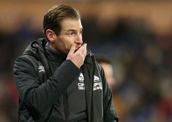 Huddersfield Town manager Jan Siewert reacts on the touchline during the Premier League match at the John Smith's Stadium (Picture: PA)