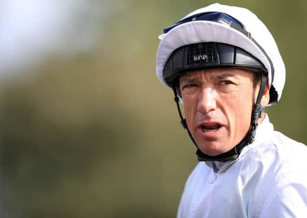 Frankie Dettori returns to action at Lingfield today.