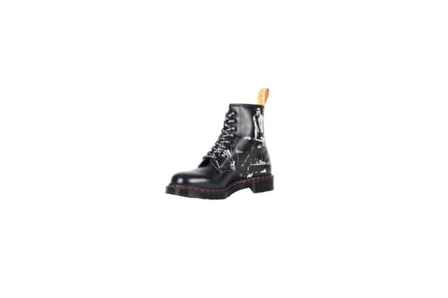 One of the new styles from the Dr Martens x Sex Pistols collection.