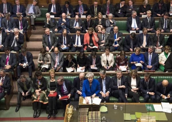 See if you can spot how many MPs are scanning their phones during Prime Minister's Questions last week.