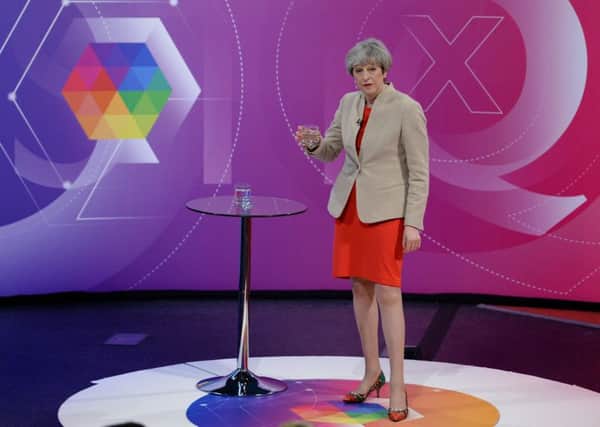 Theresa May was confronted by a nurse at the pre-election Question Time in York in 2017.