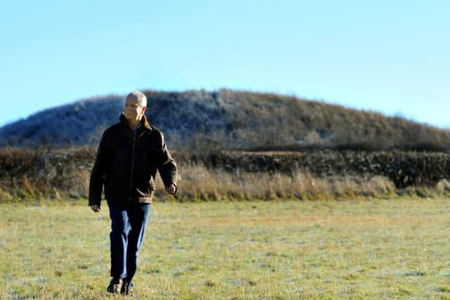 Julian Morgan enjoys his local area, with a walk by Duggleby Howe mound.