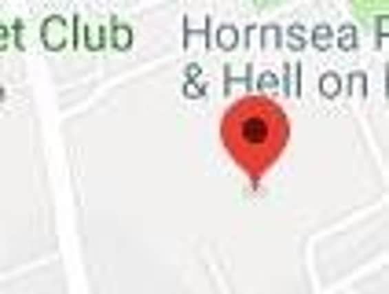 Someone changed the Google map entry for Hornsea School