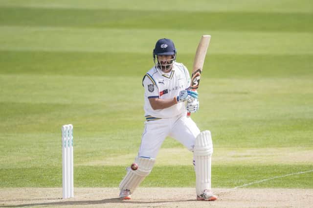 THROWBACK: India's Cheteshwar Pujara, seen in action for Yorkshire last summer, is regarded as a dying breeed among moder-day Test batsmen. Picture: Allan McKenzie/SWpix.com