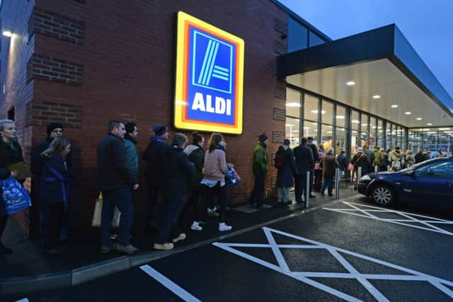 The Aldi store in Guiseley, near Leeds  Picture Bruce Rollinson