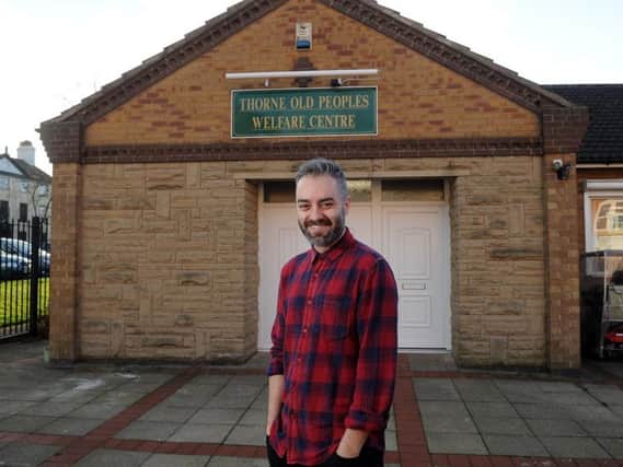 Mike Niles, founder of b:friend, at Thorne Old People's Welfare Centre, where the charity holds one its weekly groups. Picture: Simon Hulme