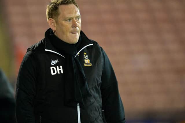 Bradford City manager David Hopkin