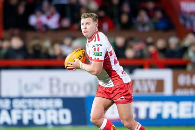Hull KR's Josh Drinkwater got his chance in NRL under Steve Price, who is now in charge of Warrington. Picture: Allan McKenzie/SWpix.com
