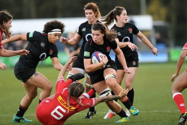 On way back: 
England's Abbie Scott is recalled to face France.