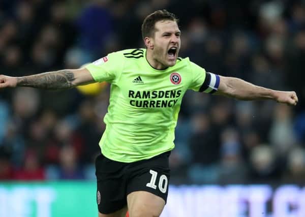 Sheffield United's Billy Sharp celebrates scoring his side's second goal (Picture: PA)