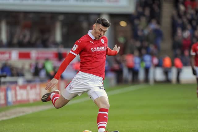 Barnsley striker Kieffer Moore