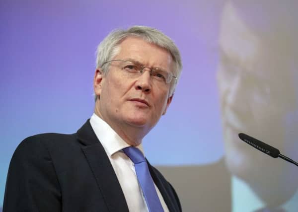 Rail Minister Andrew Jones addressed the Transport for the North conference in Sheffield.