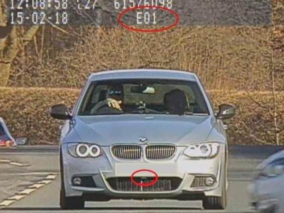 The BMW driver was sentenced to three months in jail