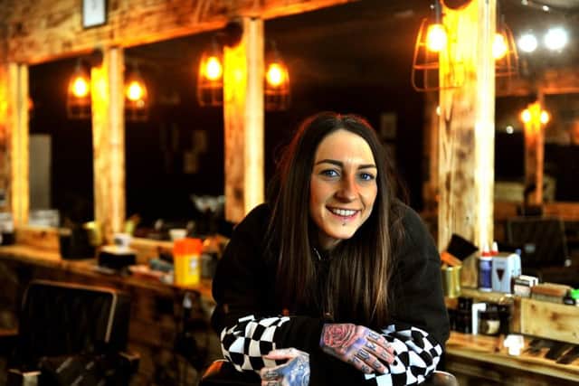 Barbering has given Aimee Stewart a purpose and now she wants to help others.