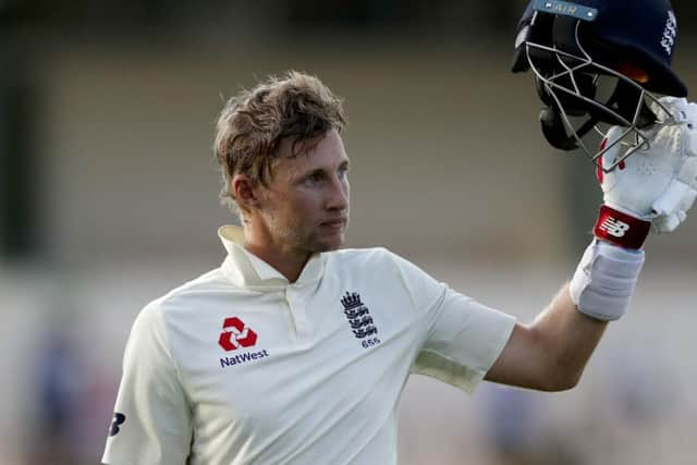 England's captain Joe Root leaves the field after day three of the third cricket Test match.