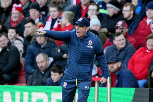 MUTUAL RESPECT: Middlesbrough manager Tony Pulis. Picture: Richard Sellers/PA