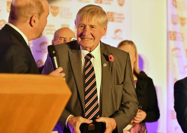 LEGEND: Johnny Whiteley at the Rugby league Hall of Fame and Golden Boot Dinner, Elland Road in November 2018.