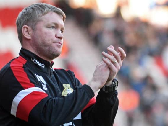 Doncaster Rovers manager Grant McCann