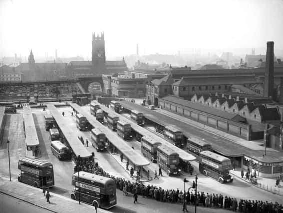 Leeds, 22nd April 1944

Bus station view from Quarry Hill flats.