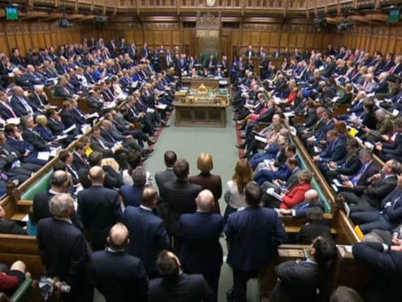 MPs in the in the House of Commons: PA
