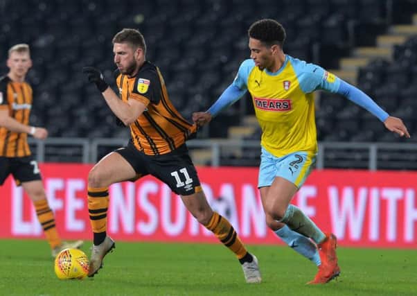 Anthony Forde: Played his part in Rotherhams unlikely second-half comeback at Hull. (Picture: Bruce Rollinson)