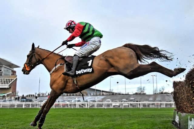 Definitly Red has not raced since winning Aintree's Many Clouds Chase under Danny Cook.