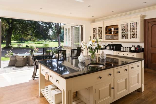 The sensational kitchen which leads to the garden
