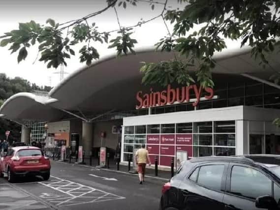 The Sainsbury's where the incident happened