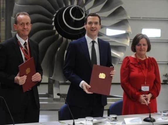 Sheffield City Region leaders sign a deal with George Osborne in 2015