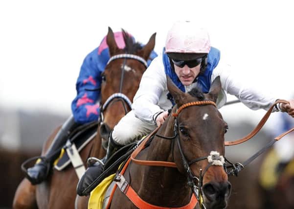 Brian Hughes and Waiting Patiently pictured winning last year's Ascot Chase.