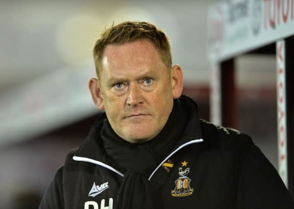 Bradford City manager David Hopkin (Picture: Bruce Rollinson).