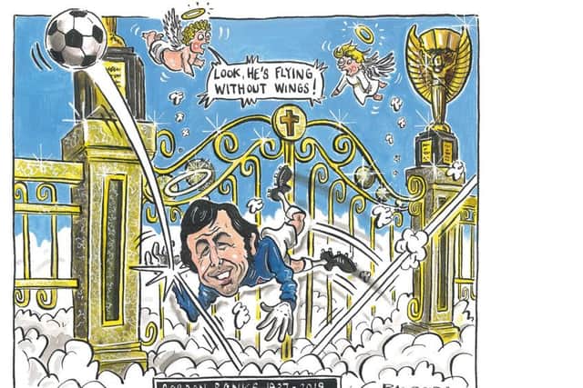 Graeme Bandeira's tribute to Gordon Banks in The Yorkshire Post today.