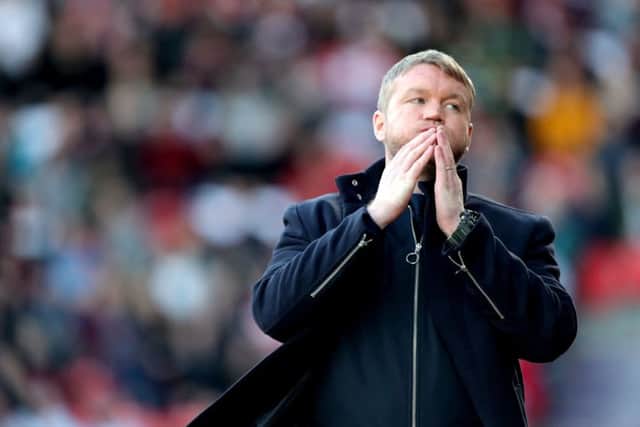 Doncaster Rovers manager Grant McCann during the FA Cup fifth round match at the Keepmoat. Picture: Richard Sellers/PA