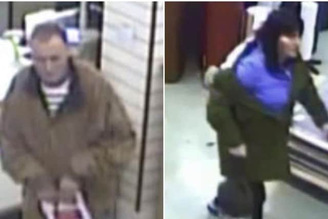 Police in Scarborough want to identify the two people in these CCTV images.
