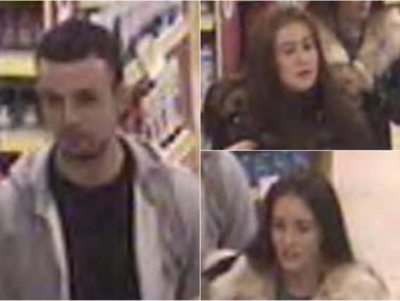 Police would like to speak to these people in connection with the theft from the Wilko in Selby.