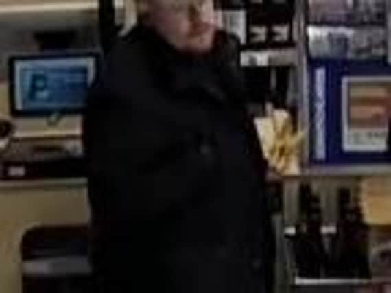 Police would like to speak with this man about fake 20 notes being used in Richmondshire.