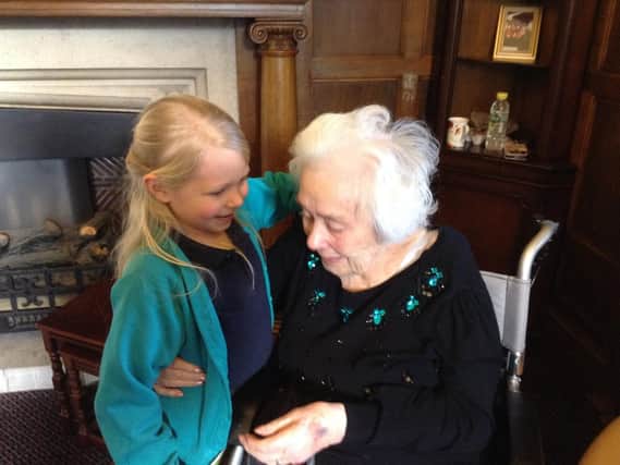 A heartwarming link: Oatlands Infant School and Larchfield Manor care home.