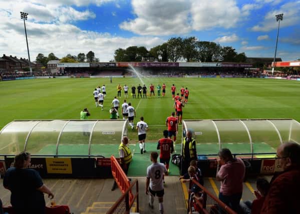 York City will remain at Bootham Crescent for the start of next season after a delay with the Community Stadium's expected completion (Picture: Bruce Rollinson).