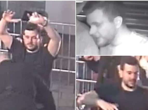 British Transport Police want to identify the man pictured in these CCTV images.