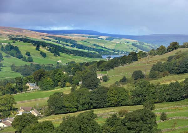 Looking up Nidderdale from above Pateley Bridge.
 Picture Bruce Rollinson