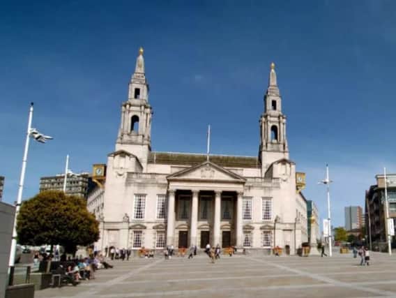 The meeting took place at Leeds Civic Hall.