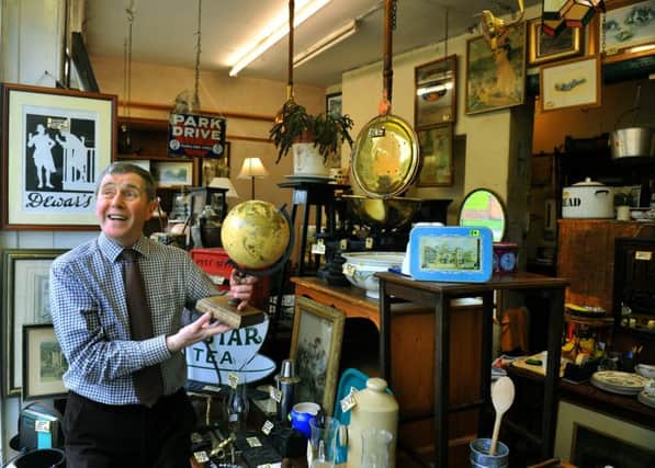 Robin Wetherill , owner of  Bishopgate Antiques on Bishopthorpe Road in York who is retiring after  54 years