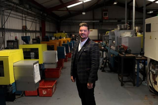 Jordan Cook the MD of Polyglobal, Thornes Lane, Wakefield..19th February 2019.Picture by Simon Hulme