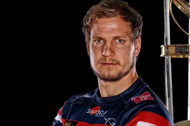 Doncaster Knights captain Michael Hills spoke of the loss of ian Williams. (Picture: Phil Mingo/Pinnacle/RFU)