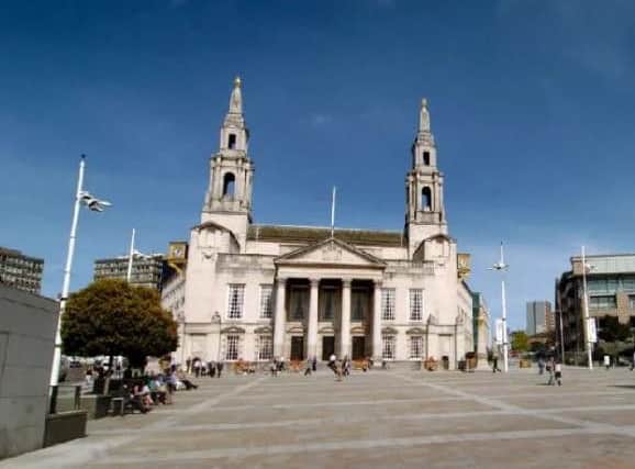 The meeting took place in Leeds Civic Hall.