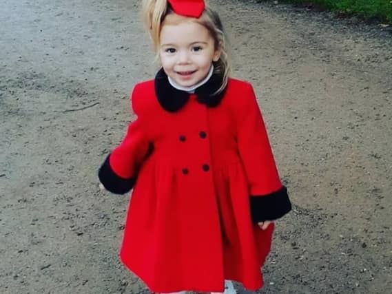 Four-year-old Thalia-Beau Wright has a rare heart disease called restrictive cardiomyopathy and needs a heart transplant. Photo credit: Christine Johnson, Thalia's grandmother.