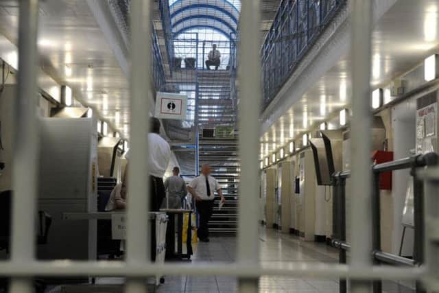 An interior picture of Leeds Prison - one of the jails where Rory Stewart, the Prisons Minister, wants to see reductions in violence and drug use.
