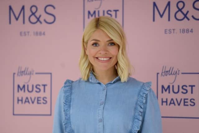 Holly Willoughby at the launch of her Marks & Spencer Must-Haves, The Denim Edit at the Marks & Spencer at Westfield, White City, London: Kirsty O'Connor/PA Wire